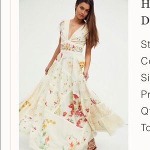 Free People Hibiscus Heaven maxi dress